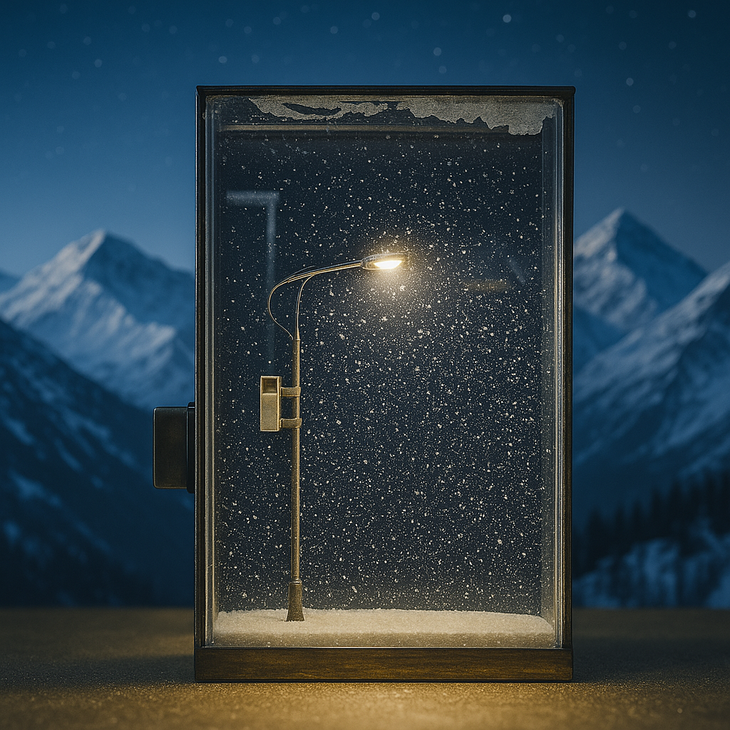 Magical Snowfall Lamp – Winter Glow for Every Room ❄️✨