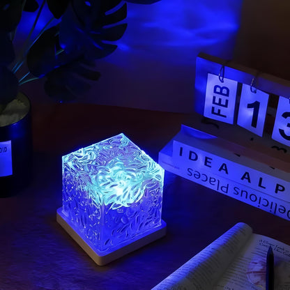 Dreamy Water Ripples - Night Light Lamp with Rotation