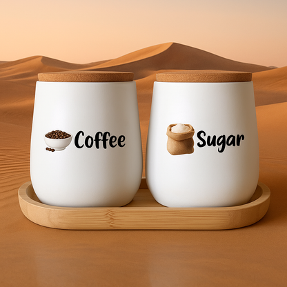 3D Waterproof Kitchen Spice Jar Label Stickers (Pack of 60 Stickers)