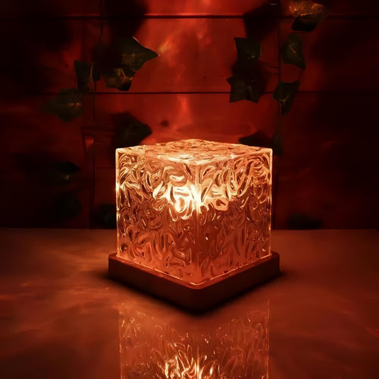 Dreamy Water Ripples - Night Light Lamp with Rotation